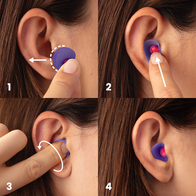 settle into quiet, in seconds