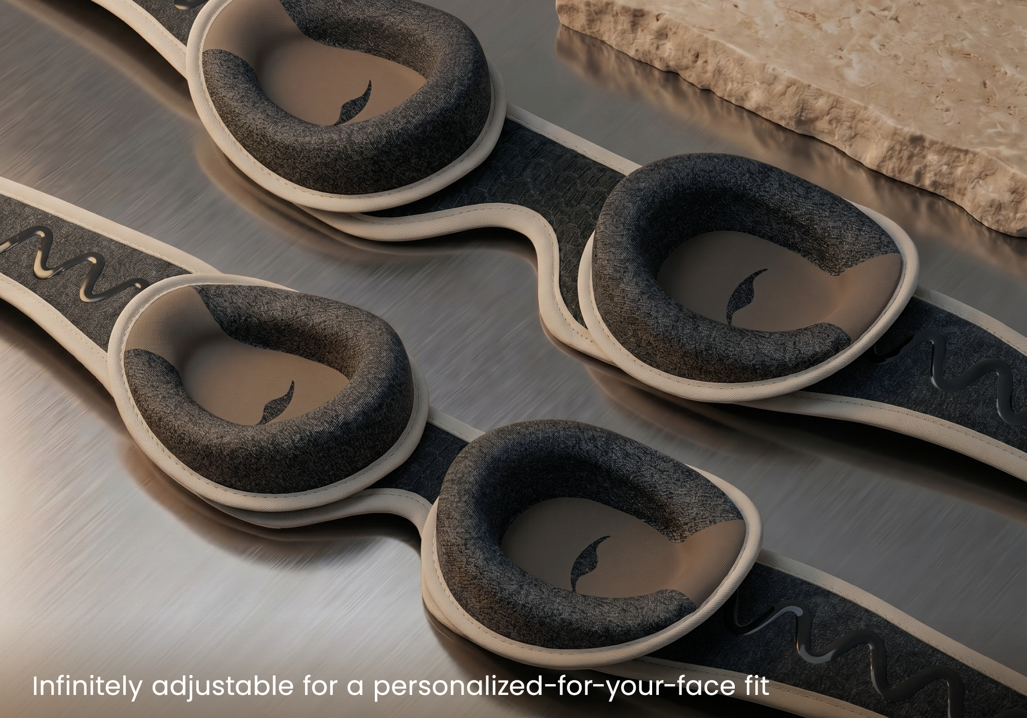 Manta PRO Sleep Mask - Tranquil Taupe - Media 10 of 17