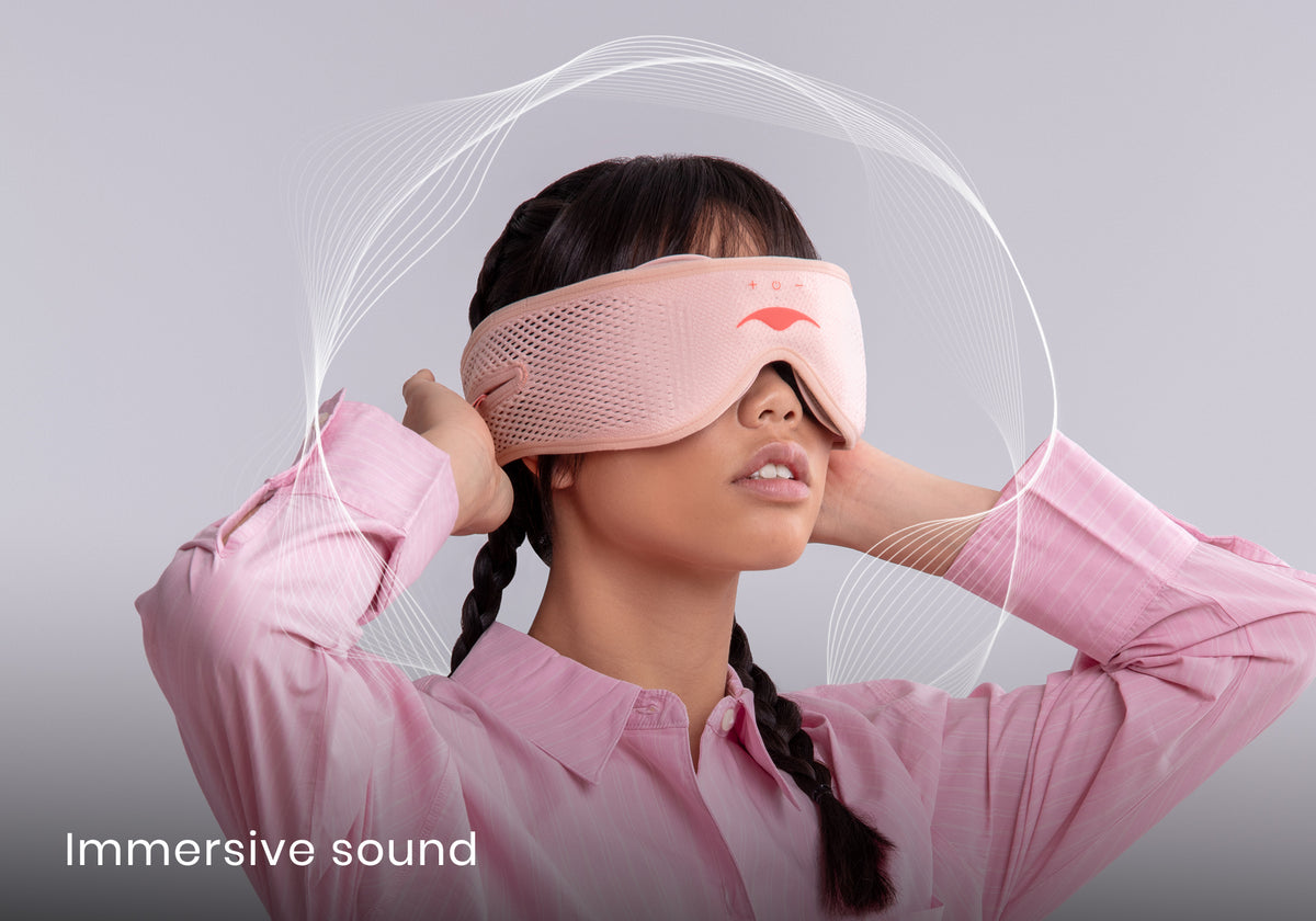 Manta SOUND Sleep Mask - Pink Spark - Media 5 of 16