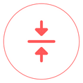 Ultra-thin headphones icon