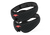 Two Carbon Black Manta Sleep Mask PRO units stacked diagonally, featuring a dark mesh pattern and bright coral Manta Sleep logos.