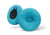 Pair of round blue-teal Manta COOL Eye Cups, showing both the indented front side and the black hook-and-loop back side on white.