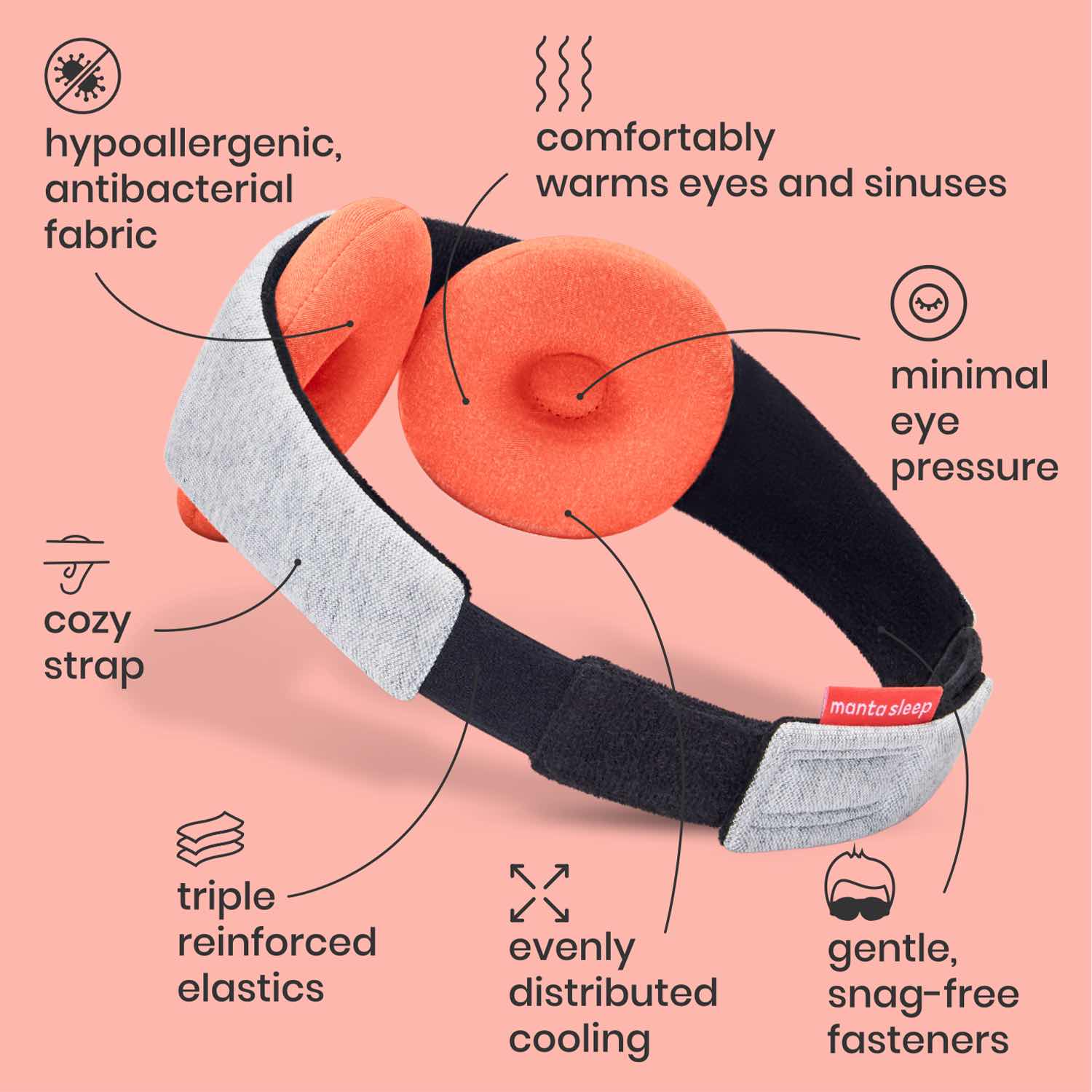 冷え対策・保温グッズ Manta Sleep Neck Heating Pad 冷え対策・保温グッズ Manta Sleep Neck Heating Pad Manta STEAM
