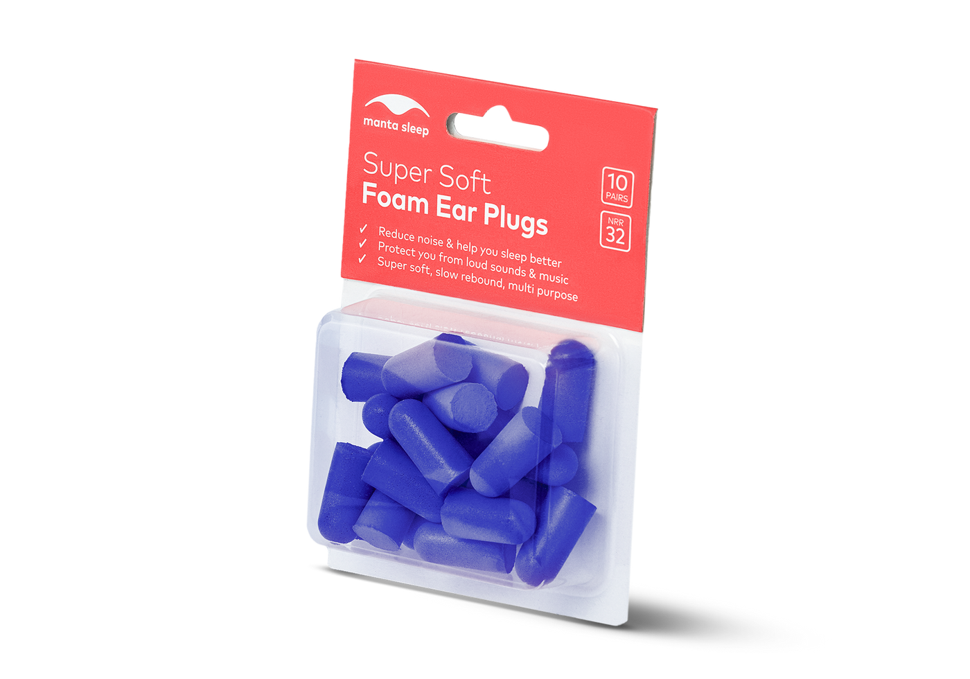 Manta Foam Earplugs - Media 1 of 5