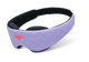 a purple and black eye mask