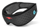 a black and grey eye mask